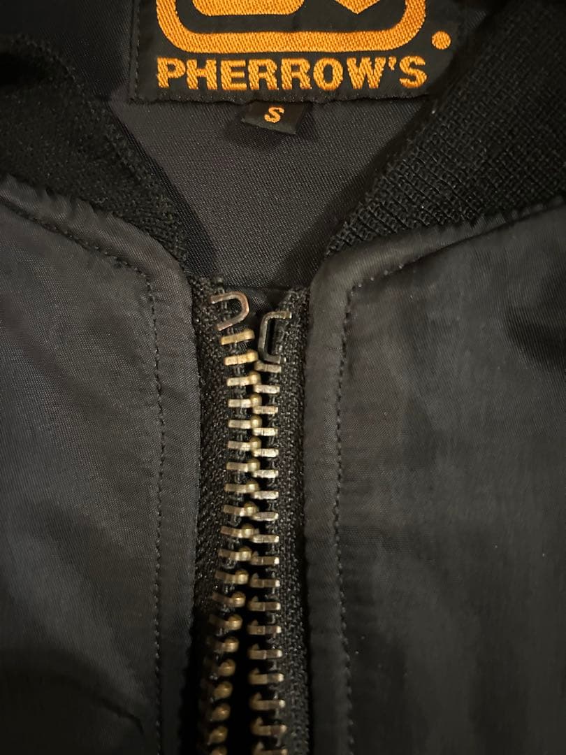 ジャケット・アウター pherrow's C.C. MASTERS MA-1 black S