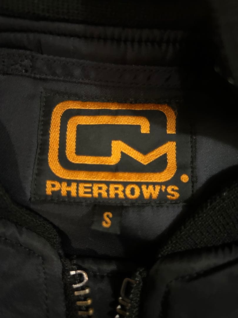 ジャケット・アウター pherrow's C.C. MASTERS MA-1 black S