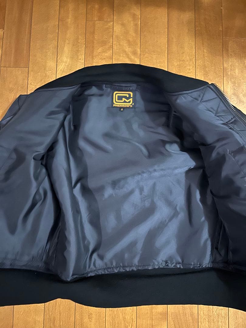 ジャケット・アウター pherrow's C.C. MASTERS MA-1 black S