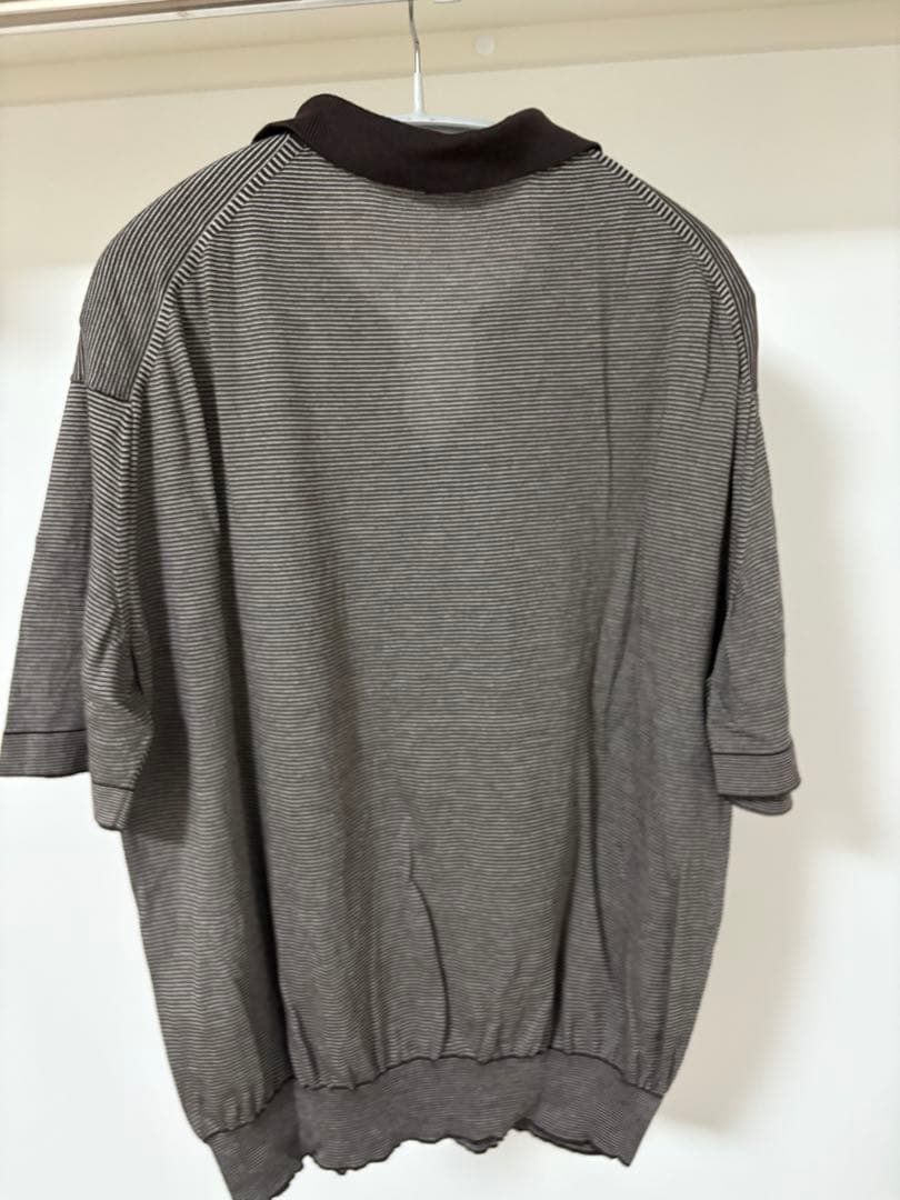 トップス A.PRESSE High Gauge S/S Striped Skipper