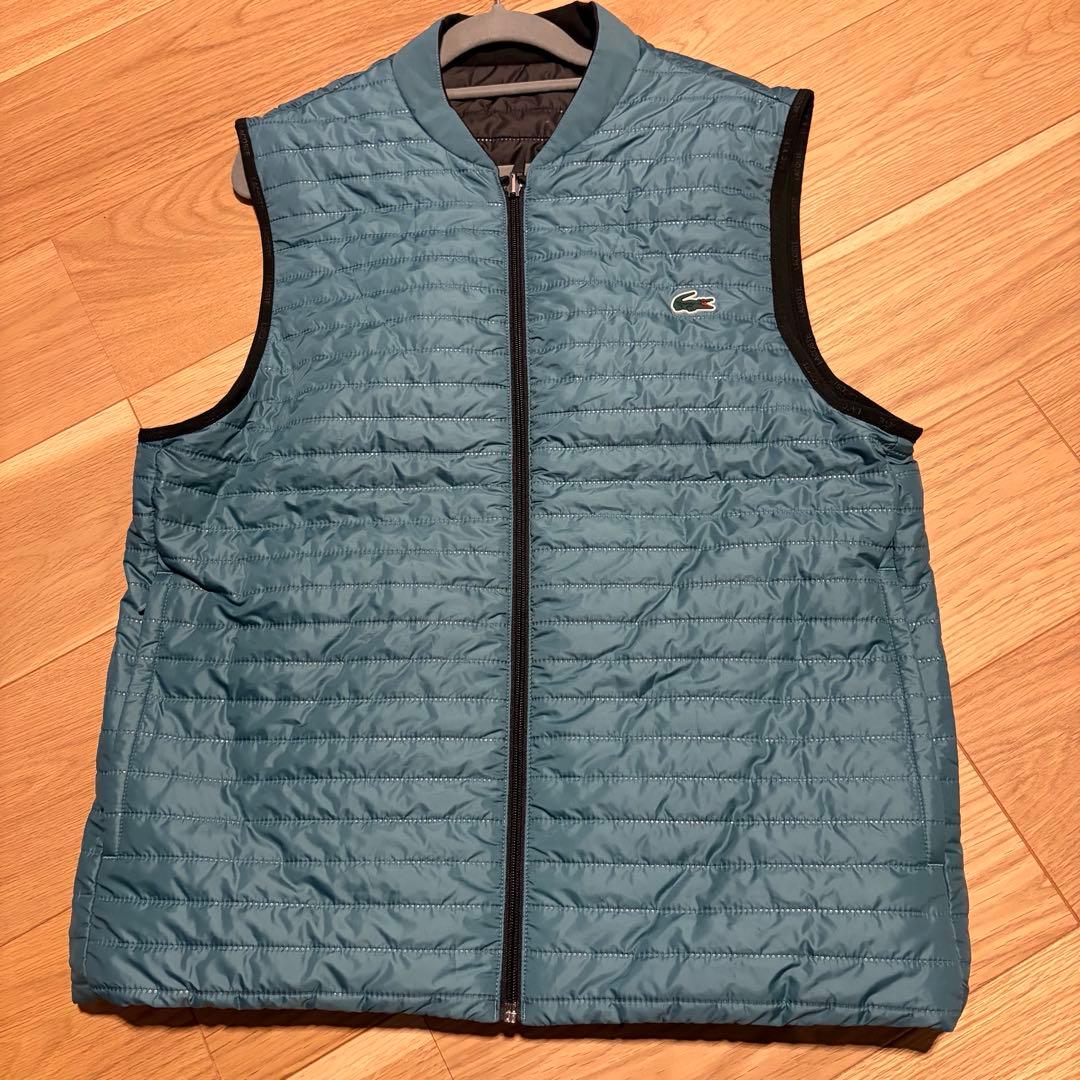 【定価】28600円　LACOSTE ラコステ　リバーシブルパッデッドベスト　L