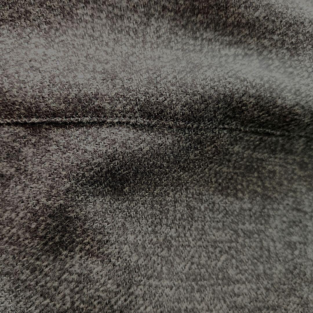 ビーグルバルーンパンツ　起毛コットンツイード　チャコールグレー