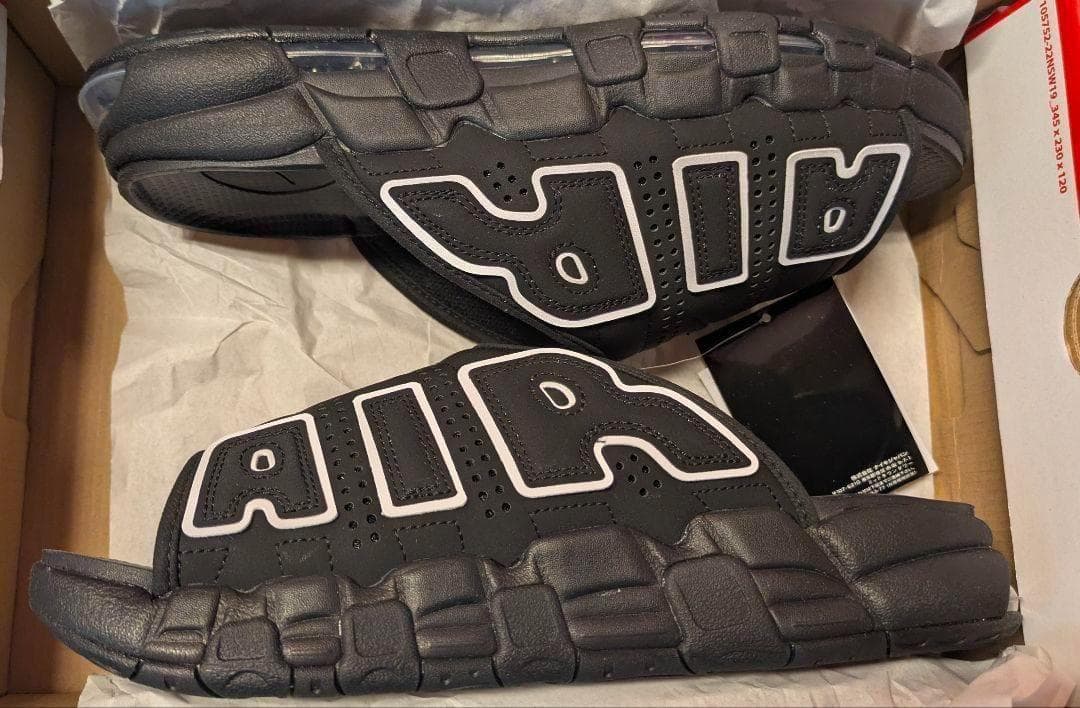 30㎝ ナイキ エア モア アップテンポ スライド DV2132-001