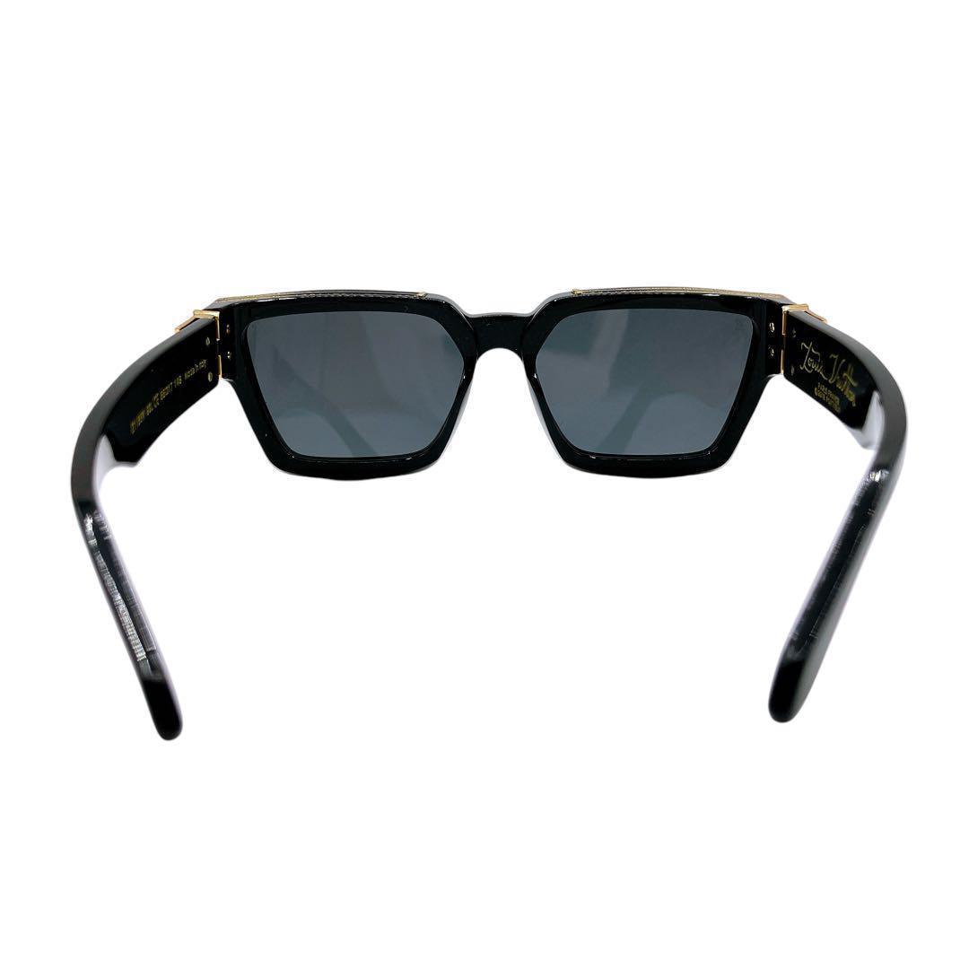 良品 ルイヴィトン Z1165W サングラス 1.1 ミリオネア ブラック 金