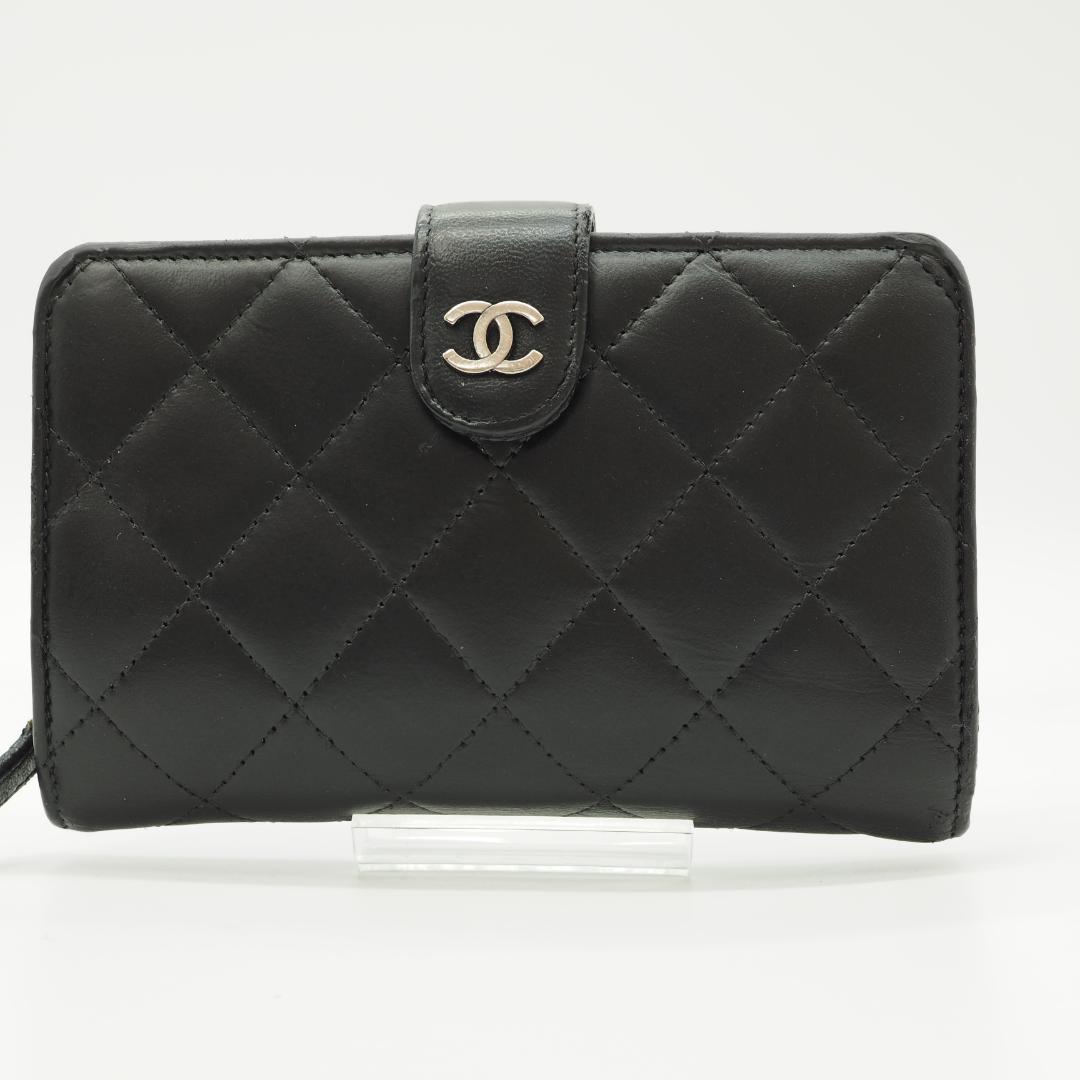 【たまこ】CHANEL シャネル マトラッセ 二つ折り財布 ミドル