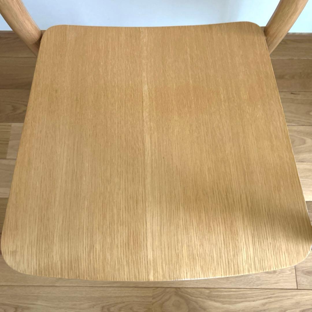 無印良品 オーク材ダイニングアームチェア 椅子