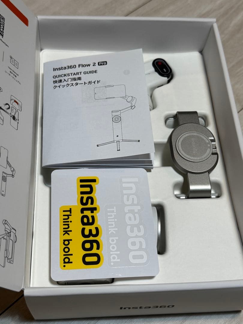 【美品】Insta360 Flow 2 Pro、iPhone用磁気アダプター付き