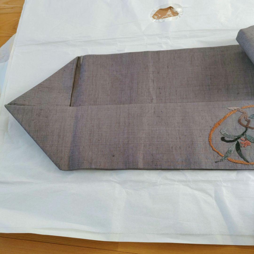 ラナン 【美品】名古屋帯 相良刺繍