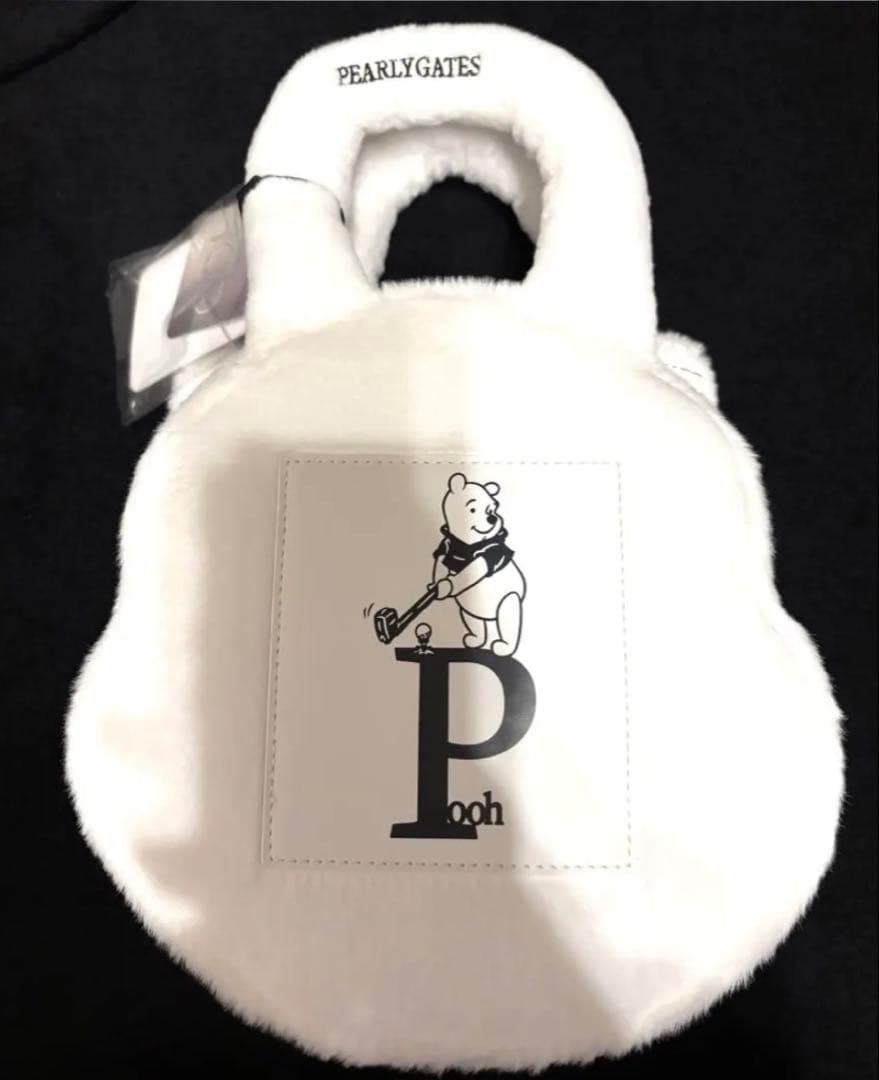 【新品】PEARLY GATES プーさん フェイクファー　カートバッグ