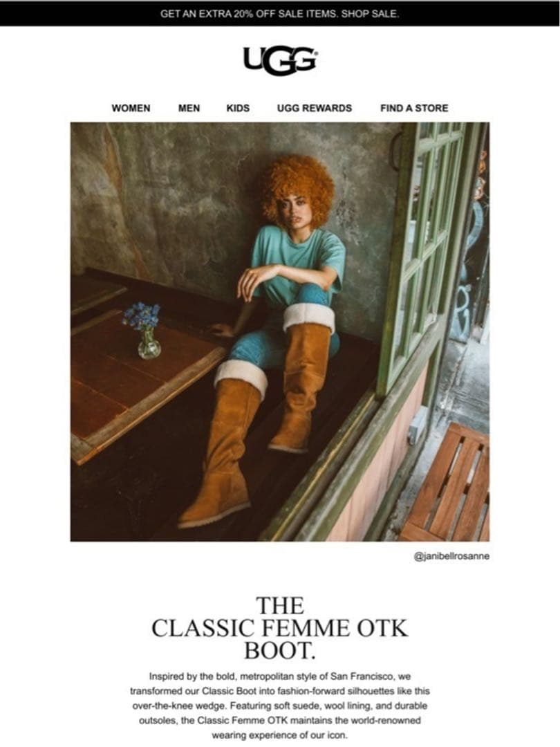 UGG アグ　Femmeニーハイブーツ