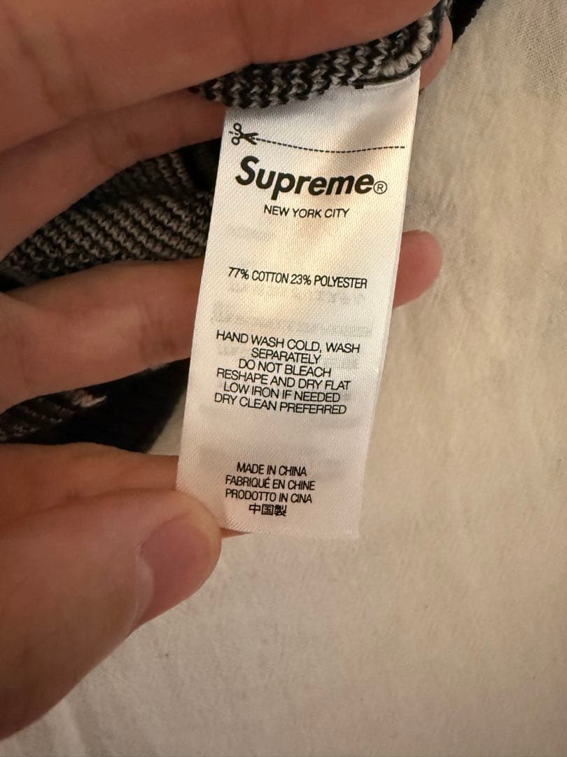 トップス Supreme Abstract Textured Zip Up Polo