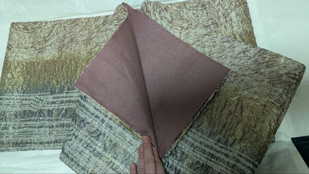 チップコロン　黒色 名古屋帯　ふくれ織のふくれ織　おまとめページ