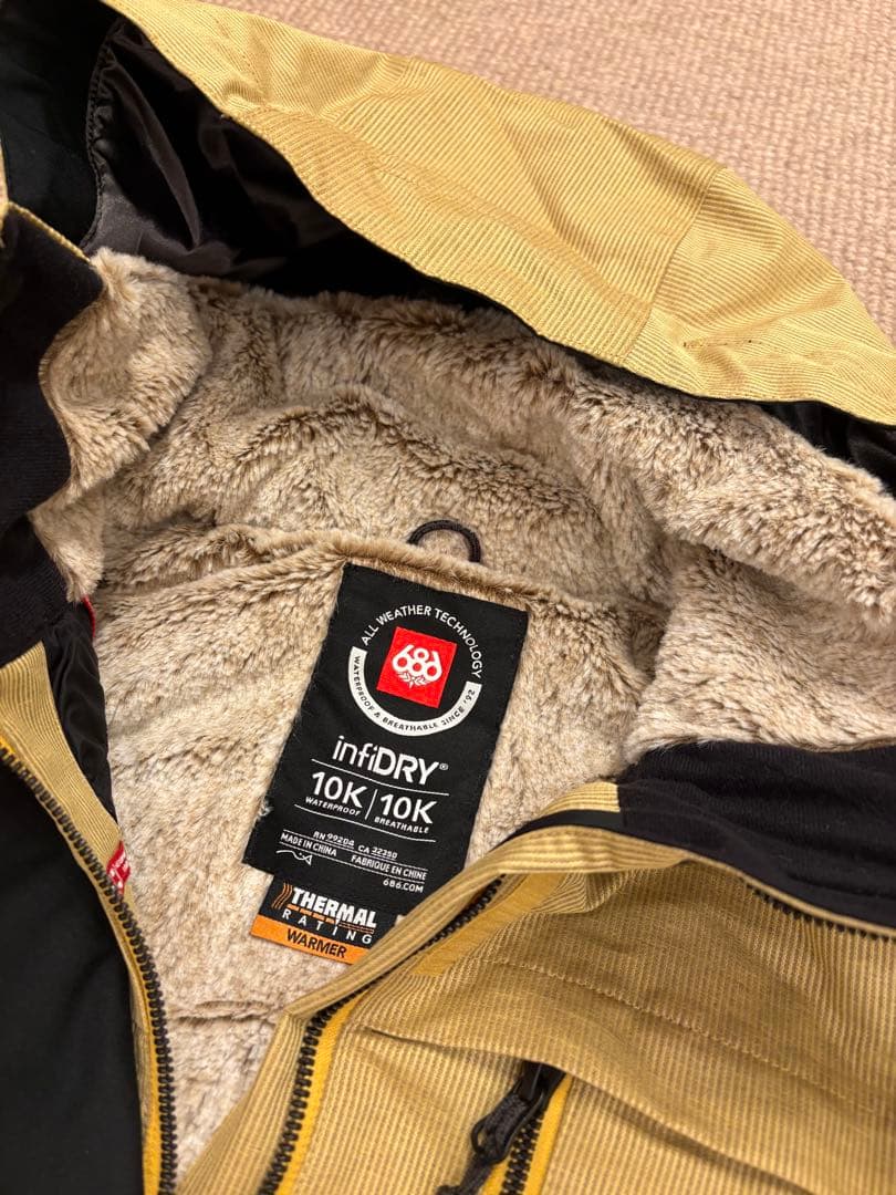 686 インフィドライ フード付きジャケット&OPボドムセット
