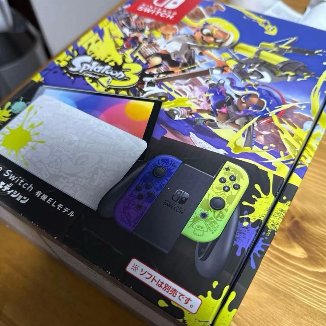 極美品　起動確認済　Nintendo Switch 有機ELスプラトゥーン3