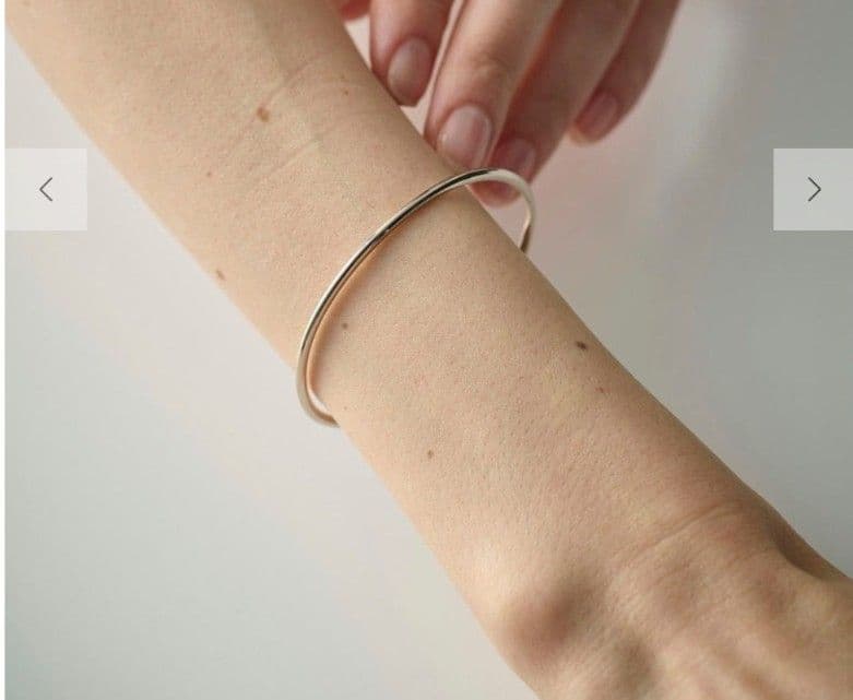 ete bijoux エテビジュー リグロウバングル ロウブラウンゴールド