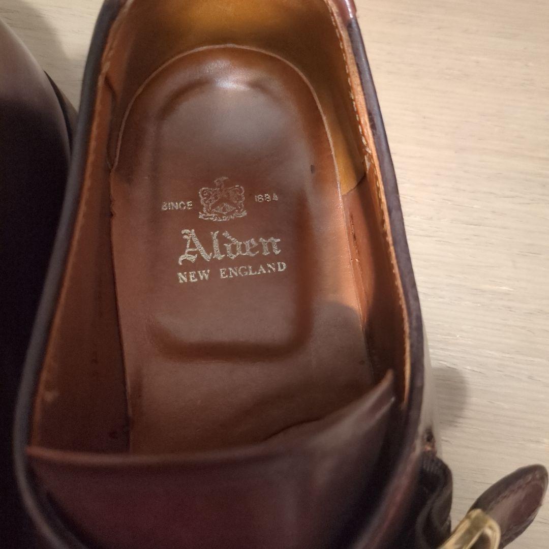 【早い者勝ち】オールデン 954 コードバン バーガンディ モンクストラップ