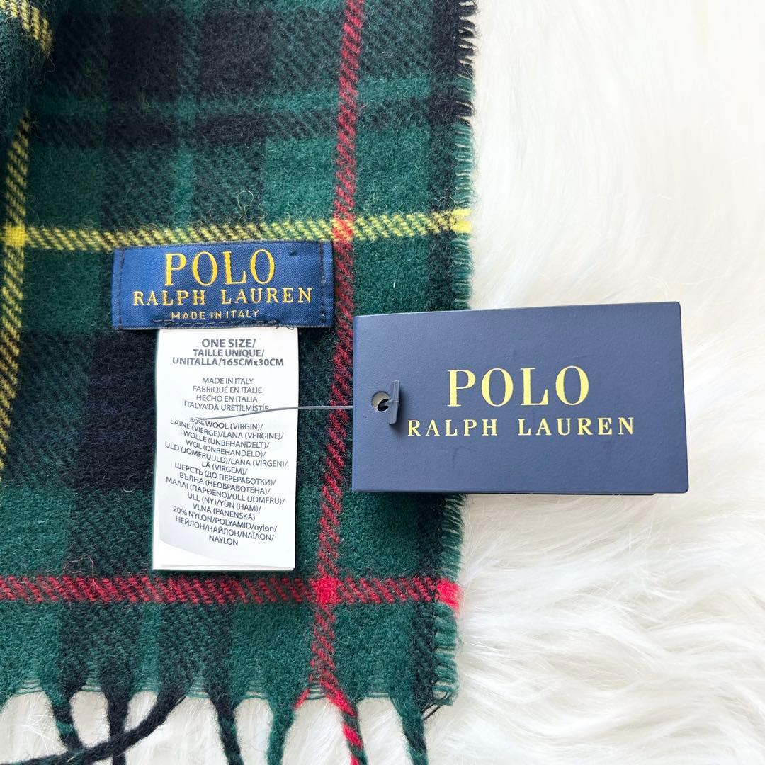POLO RALPH LAUREN マフラー　ポロベア　チェック　クリスマス