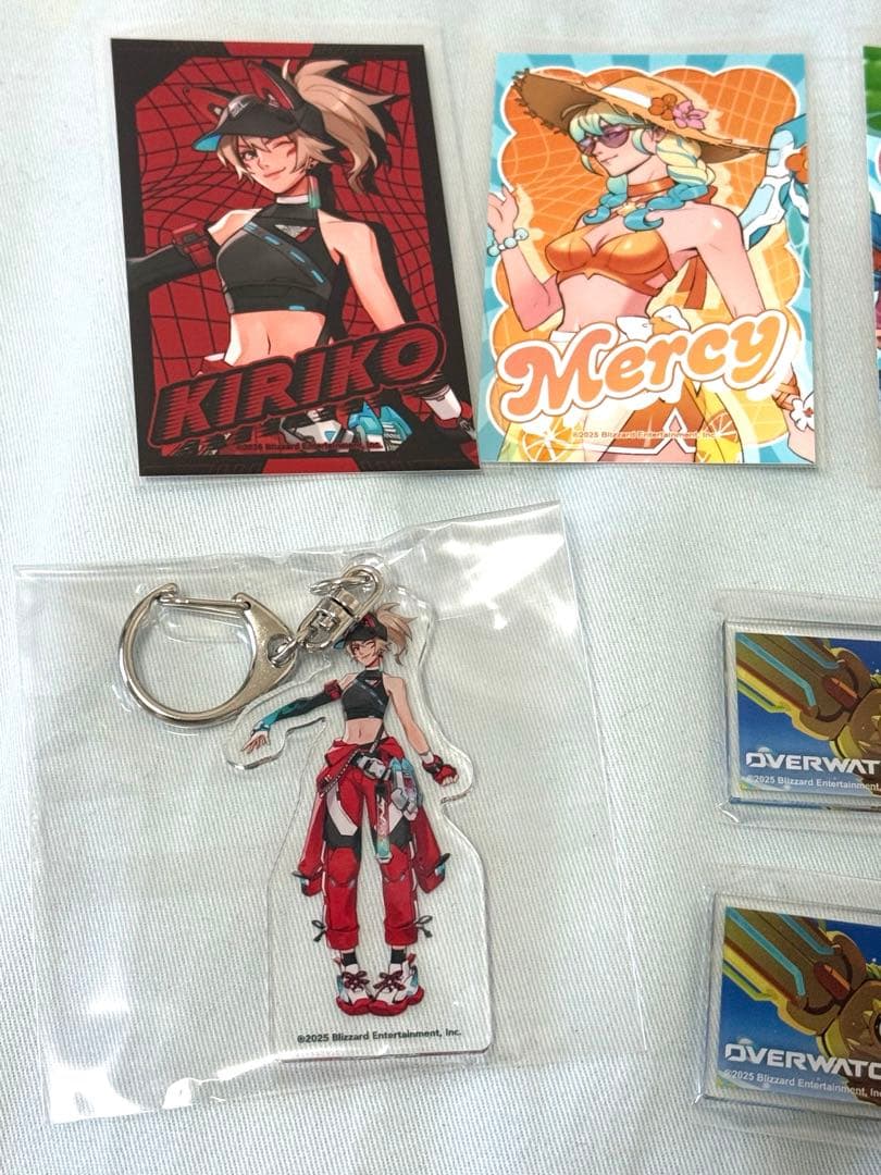 オーバーウォッチ　ラッフル　くじ　キリコ　C賞D賞F賞　アクリルキーホルダー
