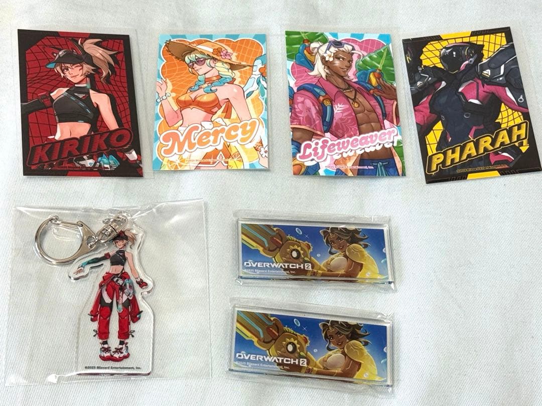 オーバーウォッチ　ラッフル　くじ　キリコ　C賞D賞F賞　アクリルキーホルダー