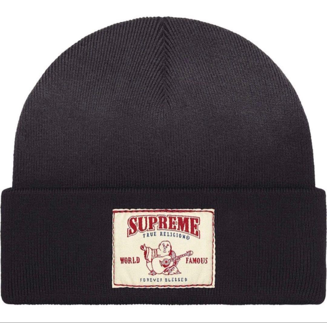 帽子 Supreme beanie black