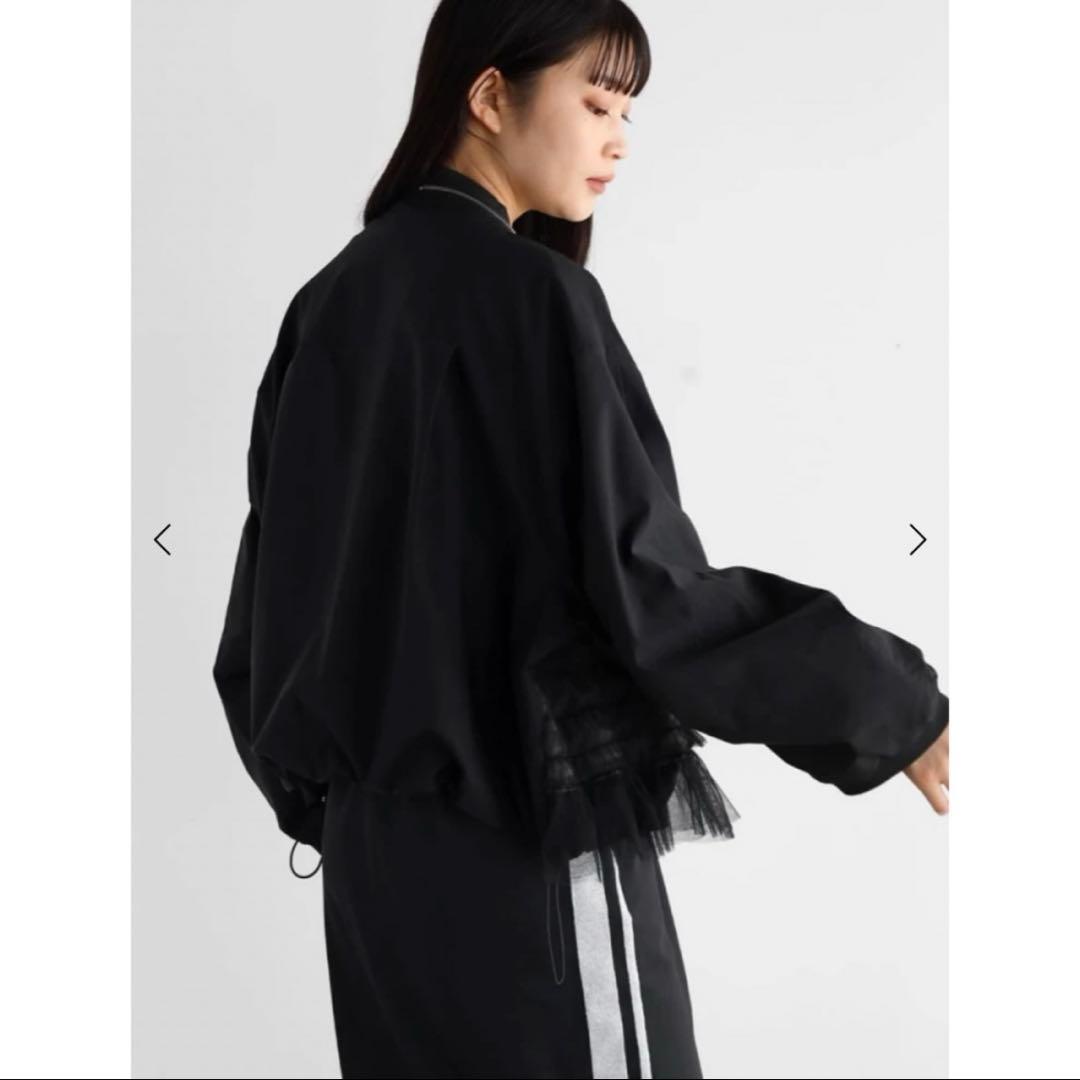 新品　ヤマダヤ　RADIATE デニム×チュールドッキングブルゾン