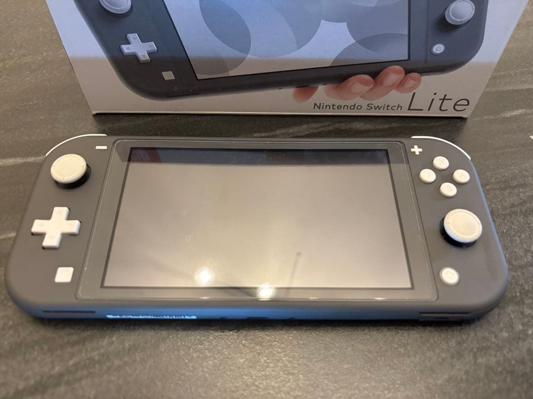 傷なし！超美品Nintendo Switch Lite グレー 本体　ケース付き