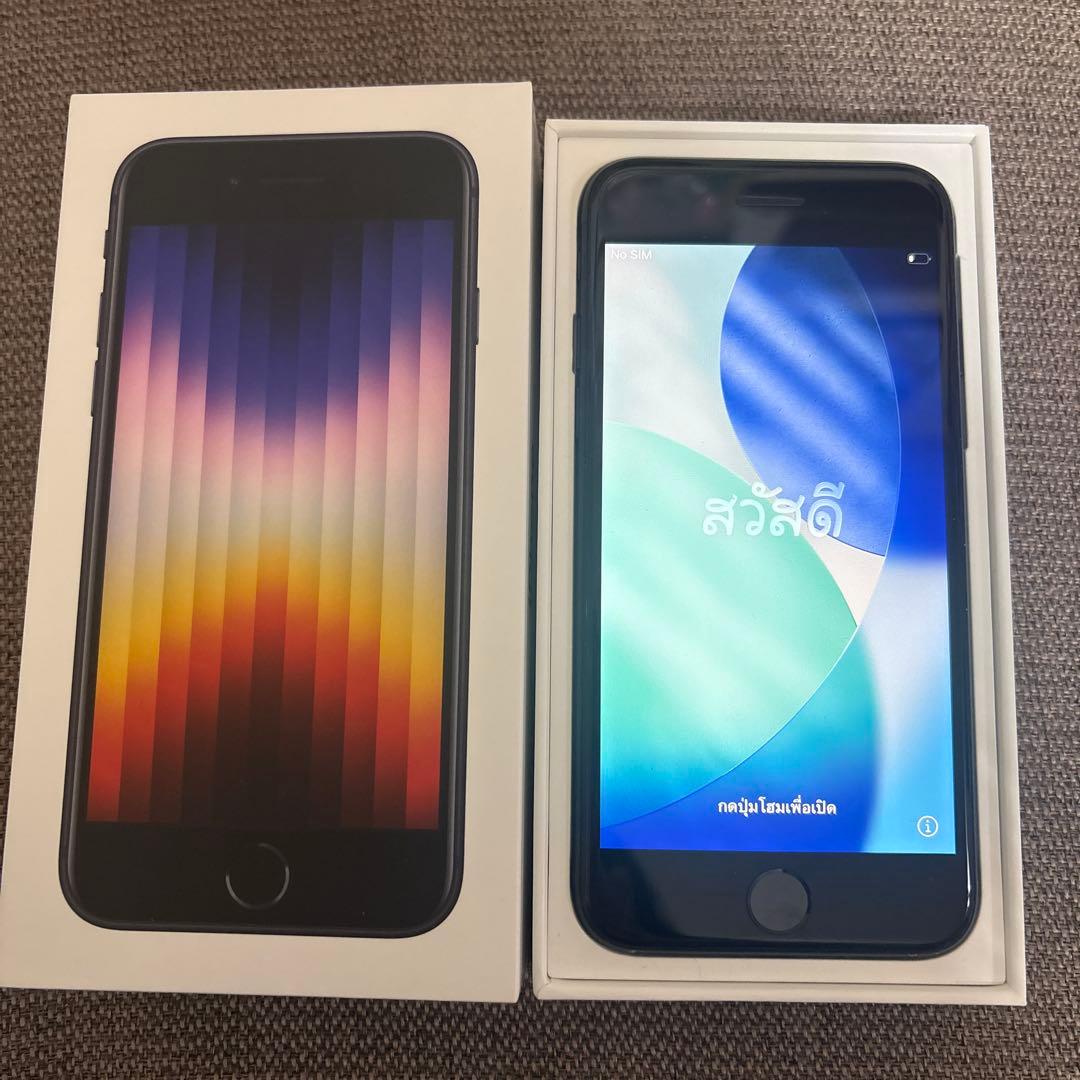 iPhone SE 第3世代64GB 77% SE3 スマホ　本体　ミッドナイト