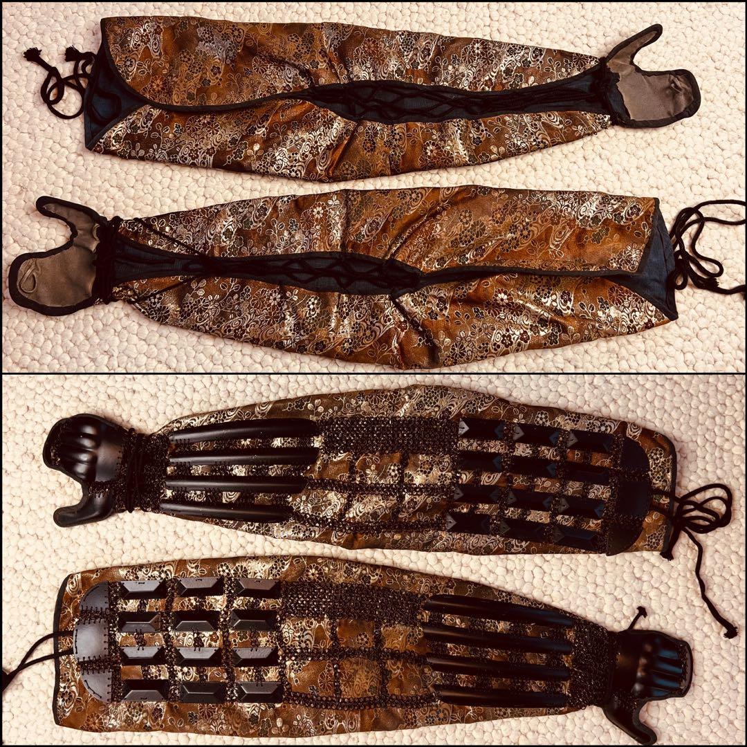 美品！『薩摩丸武工房製』【現代　甲冑 等身大】黒色胴当世具足一式　『日本 鎧』