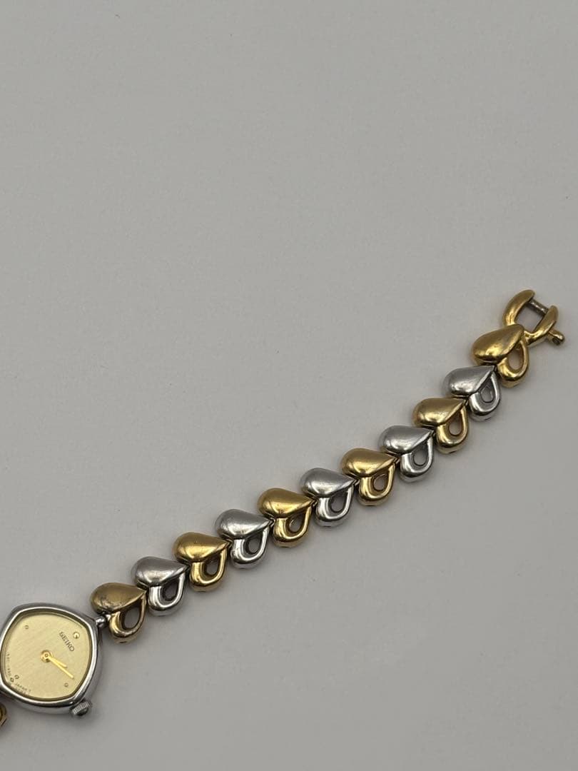 【新品電池】 SEIKO セイコー レディース 腕時計 ドレス ハート ゴールド