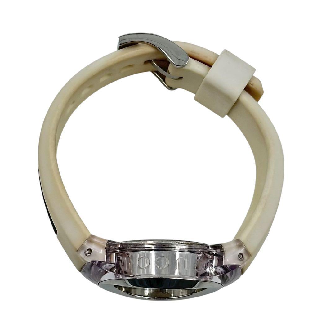 GUCCI 腕時計　137.3 sync シェリーライン　メンズ　ラバーベルト