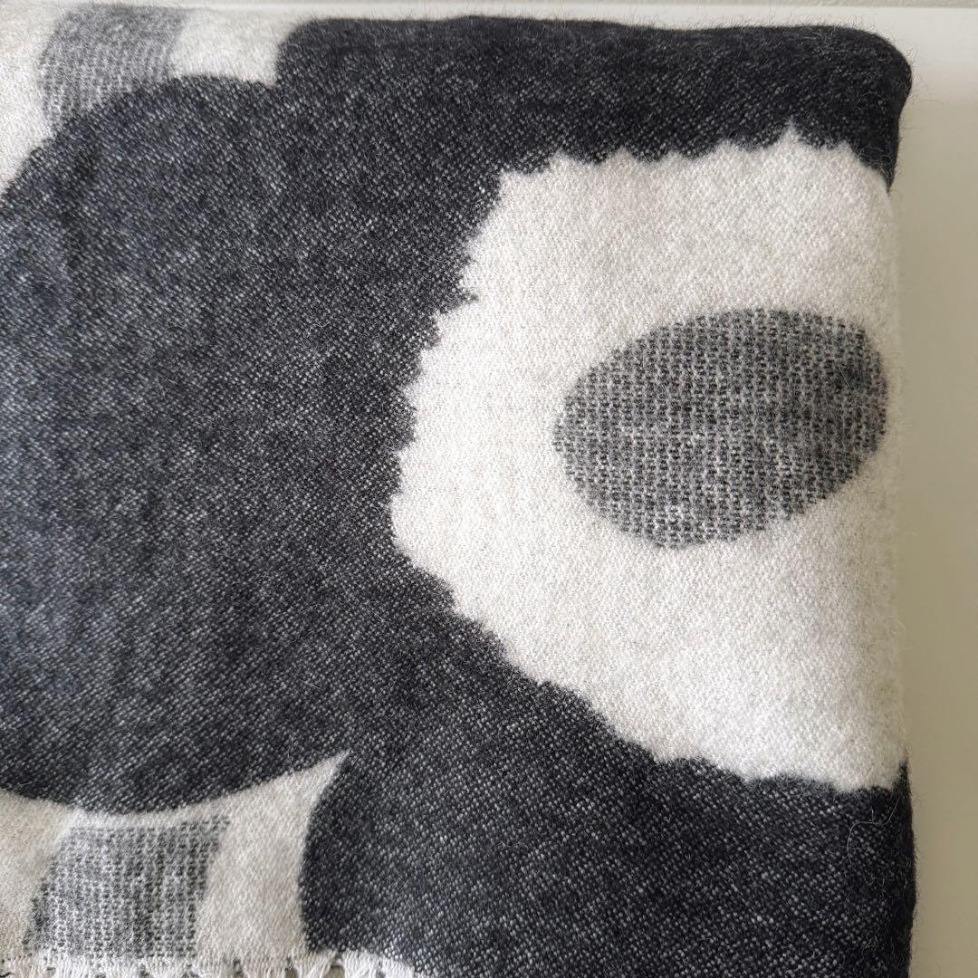 マリメッコ　ブランケット　ウール