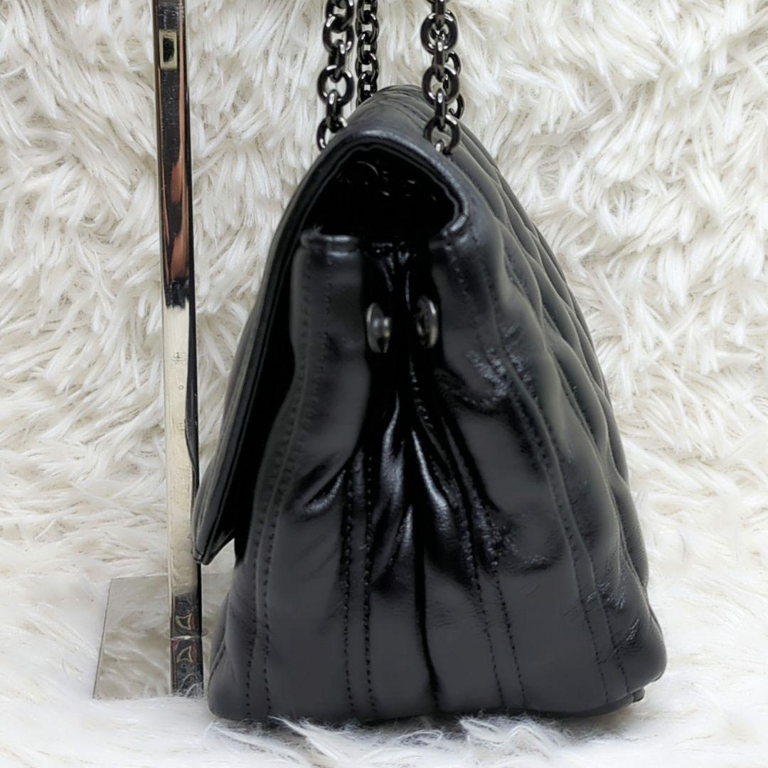 y*a様 美品✨ロンシャン ブリオッシュ ショルダー レザー 黒 キルティング