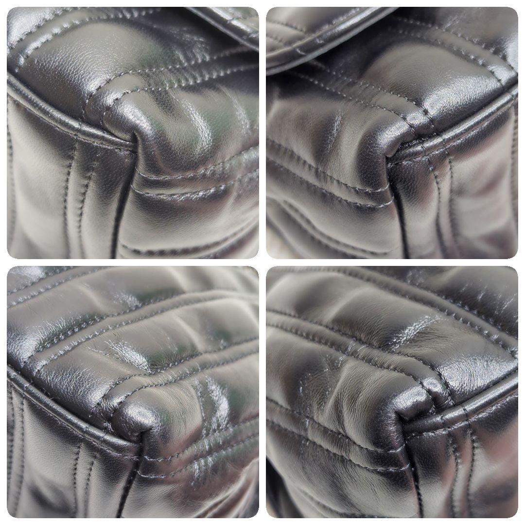 y*a様 美品✨ロンシャン ブリオッシュ ショルダー レザー 黒 キルティング