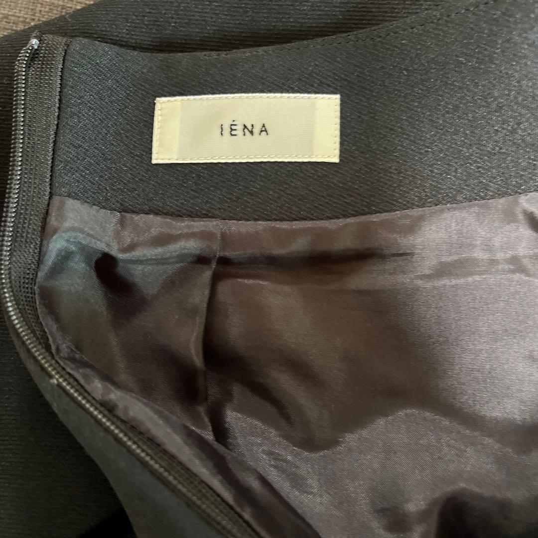 専用　IENA トリプルツイルタックスカート　ブラック　38 M