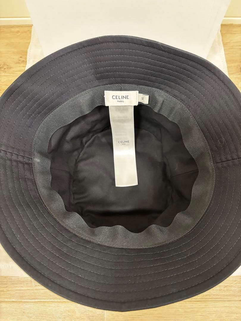 セリーヌ　ロゴバケットハット　XL