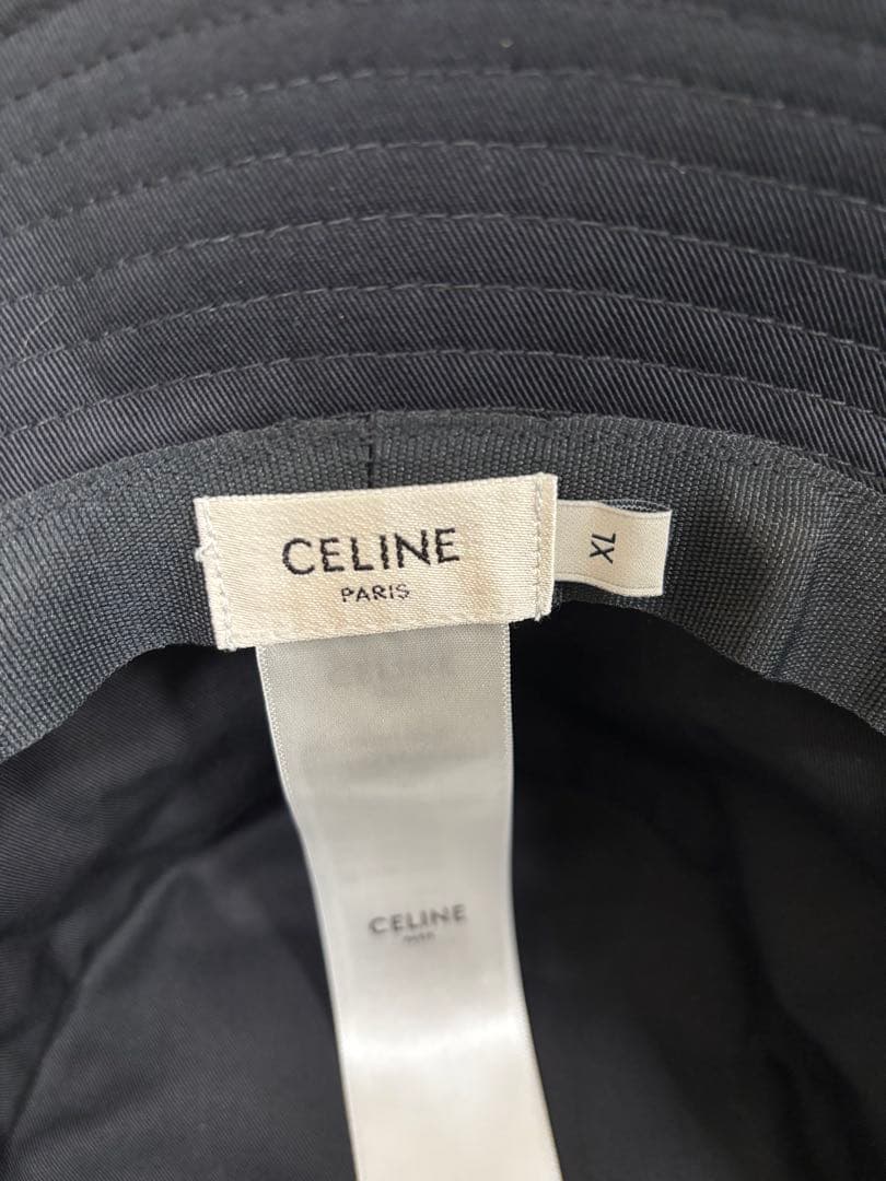 セリーヌ　ロゴバケットハット　XL