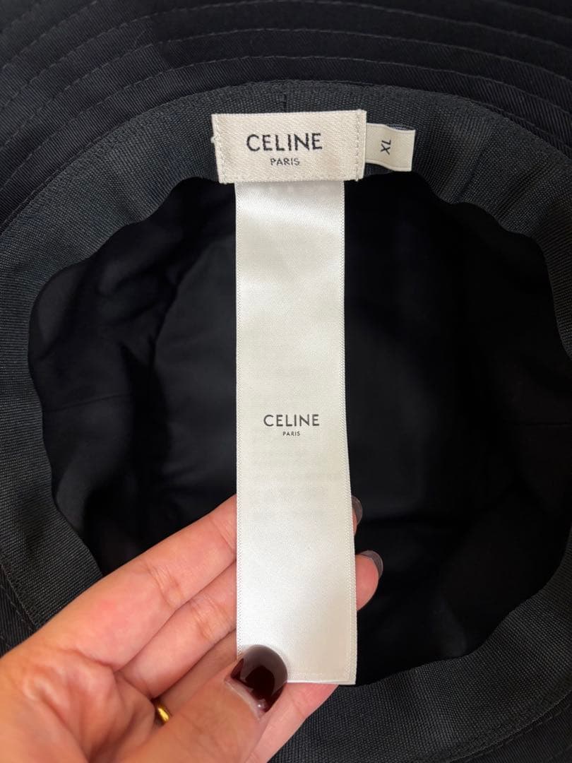 セリーヌ　ロゴバケットハット　XL