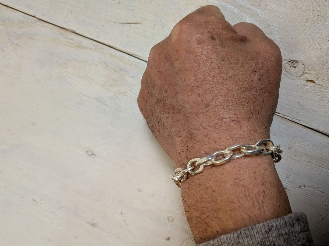 【新品】カレンシルバー　ブレスレット　20 g 19cm ユニセックス　男女兼用