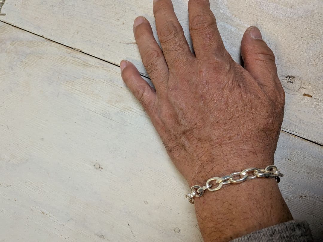 【新品】カレンシルバー　ブレスレット　20 g 19cm ユニセックス　男女兼用