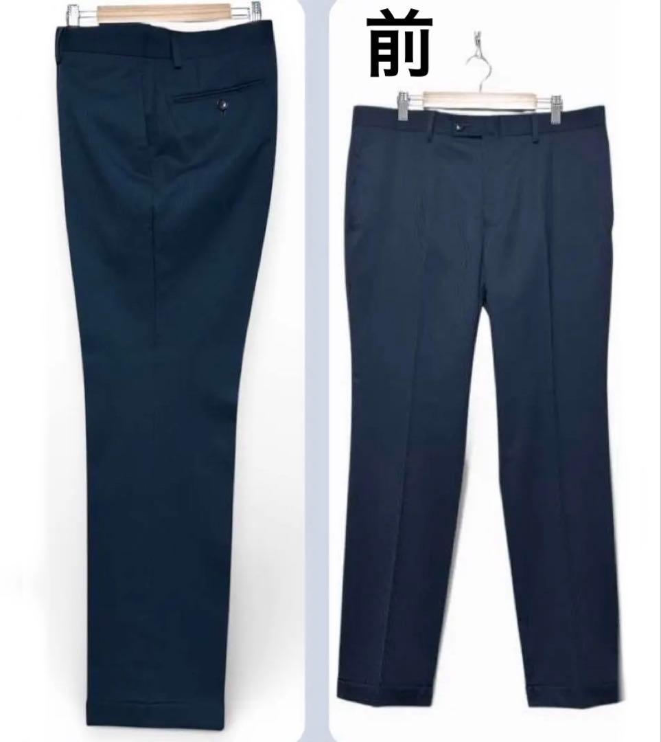 AB7✨Perfect Suit FActory セットアップスーツ ネイビー