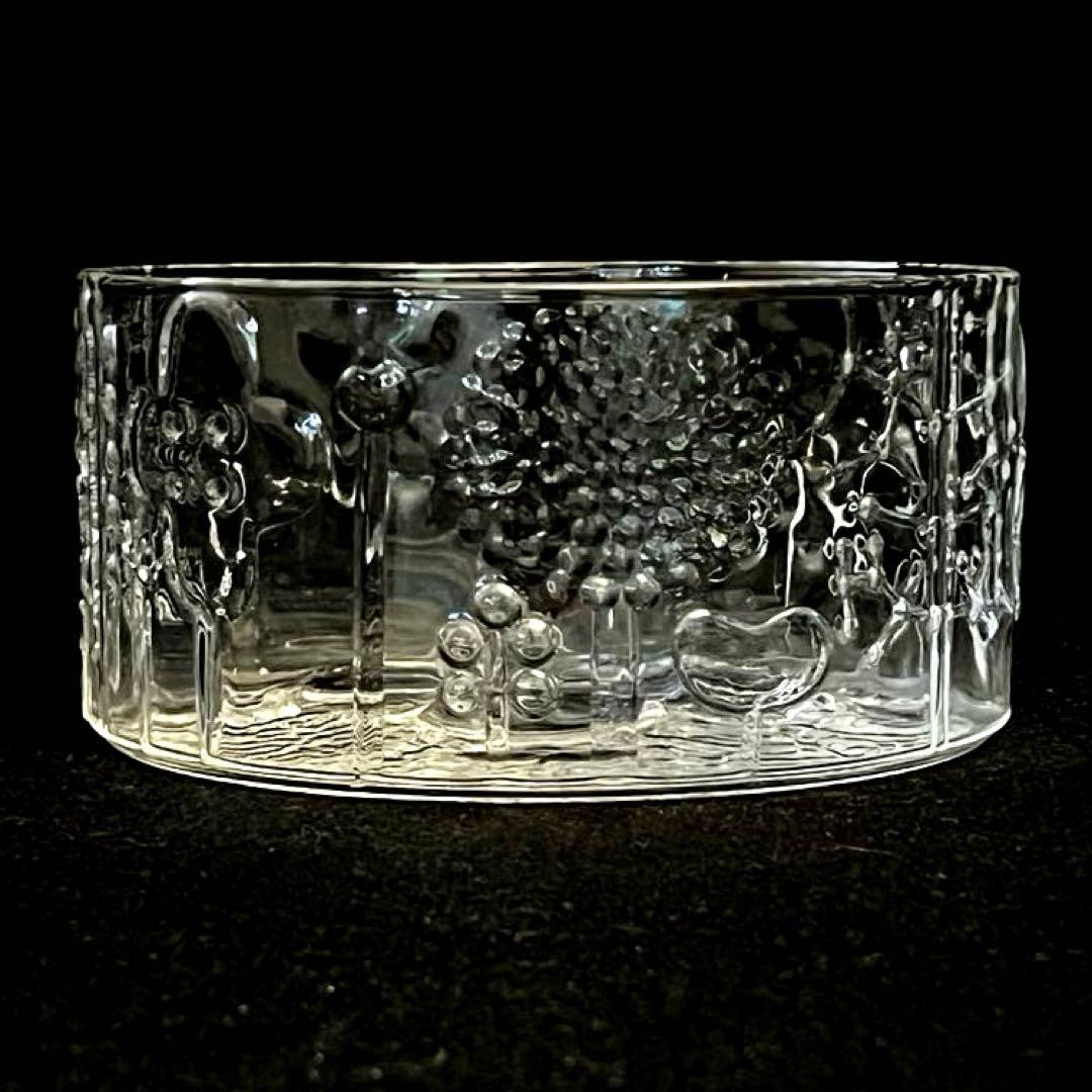 [廃盤希少] ヌータヤルヴィ フローラ ボウル 15cm クリア イッタラ