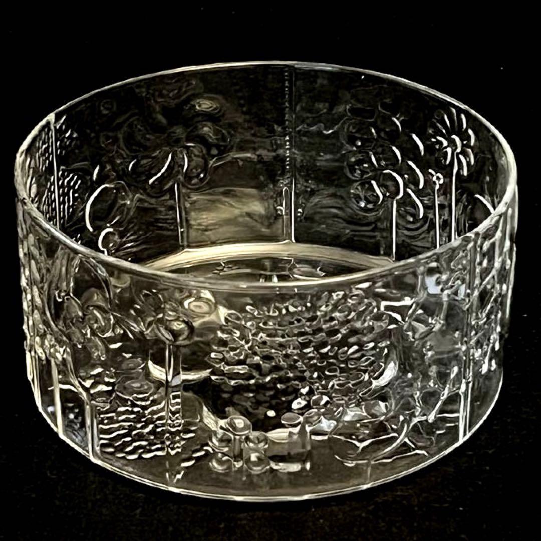 [廃盤希少] ヌータヤルヴィ フローラ ボウル 15cm クリア イッタラ