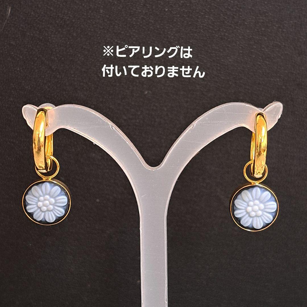 【新品未使用】K18 YG メノウカメオ チャーム GSTV