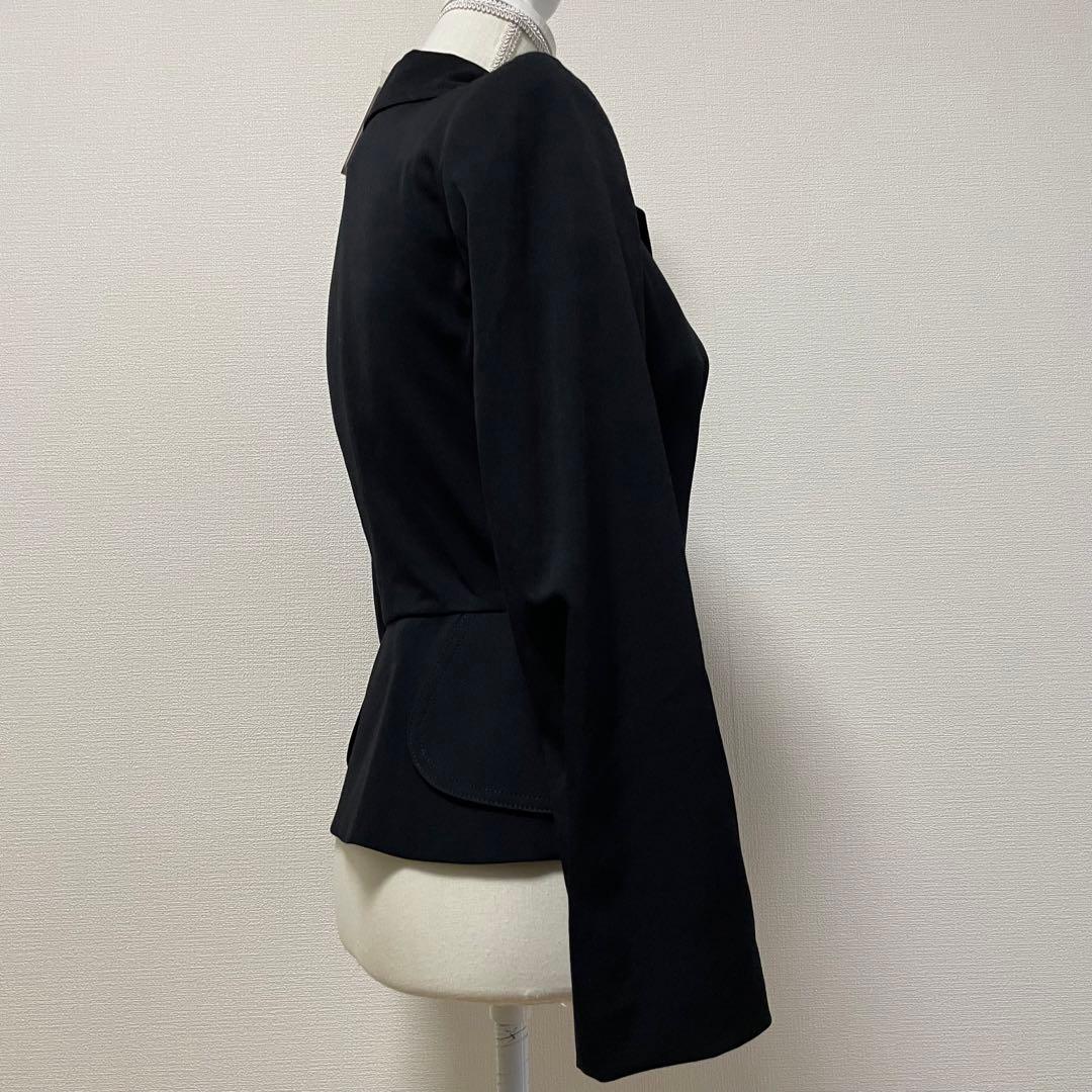 ヴィヴィアンウエストウッド　テーラードジャケット　タグ付　裏地総柄　オーブ釦　黒