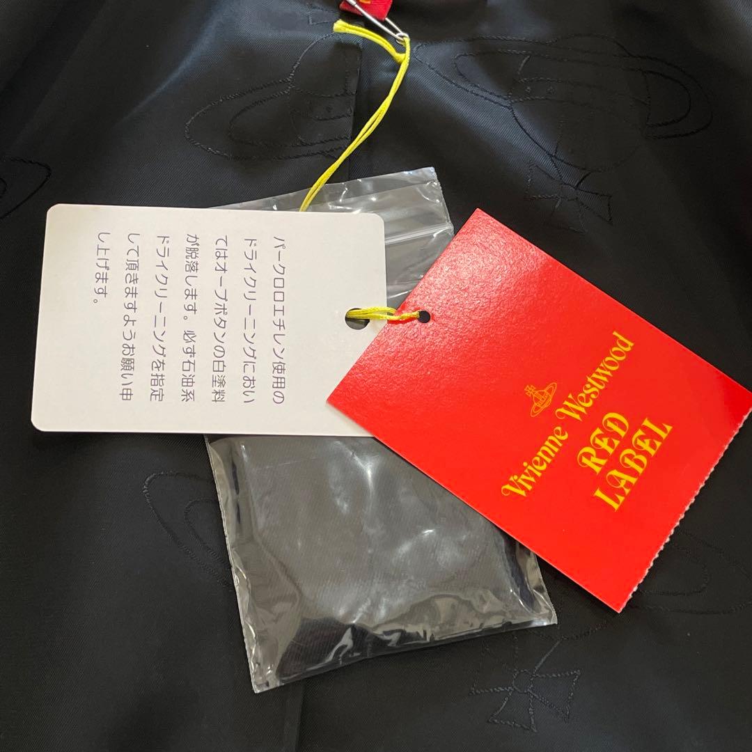 ヴィヴィアンウエストウッド　テーラードジャケット　タグ付　裏地総柄　オーブ釦　黒