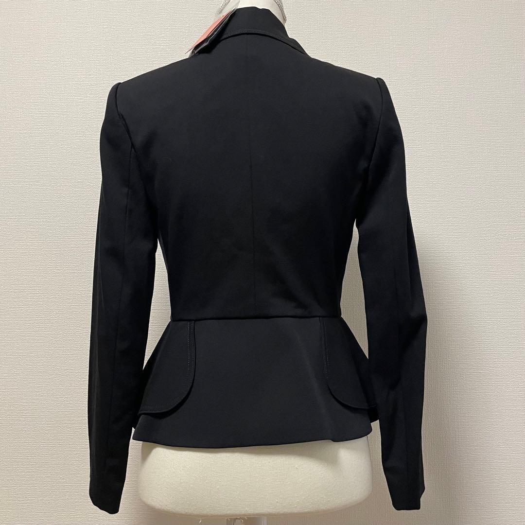 ヴィヴィアンウエストウッド　テーラードジャケット　タグ付　裏地総柄　オーブ釦　黒