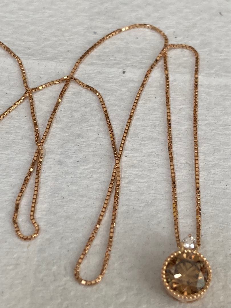 k18 ダイヤモンド　1カラット　ネックレス