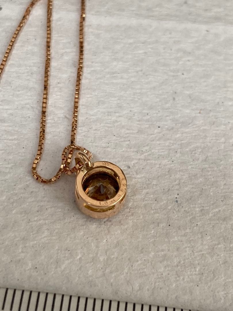 k18 ダイヤモンド　1カラット　ネックレス