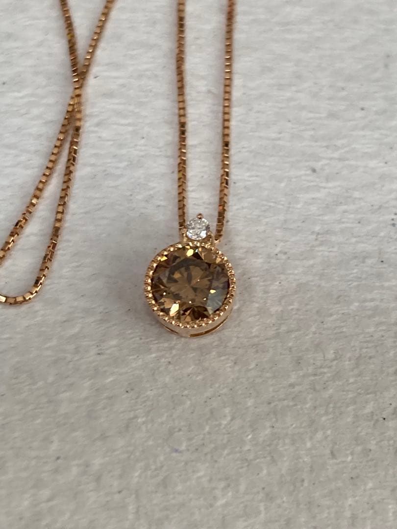 k18 ダイヤモンド　1カラット　ネックレス