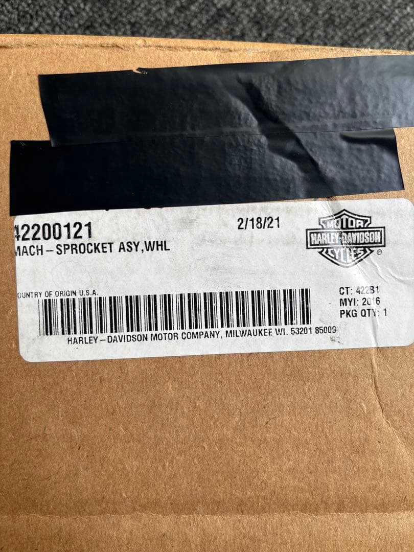 スポーツスター　スプロケット　XL1200X純正